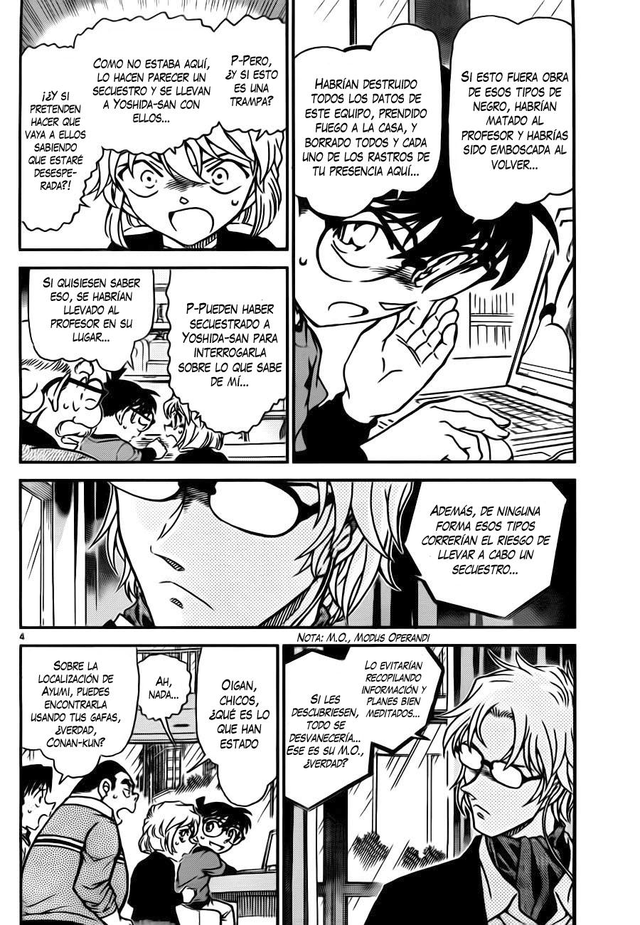 Detective Conan Capítulo 776 - Página 4 en español