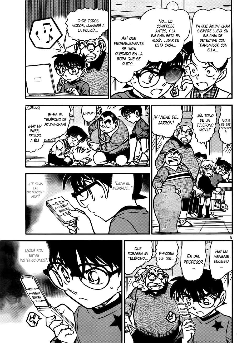 Detective Conan Capítulo 776 - Página 5 en español