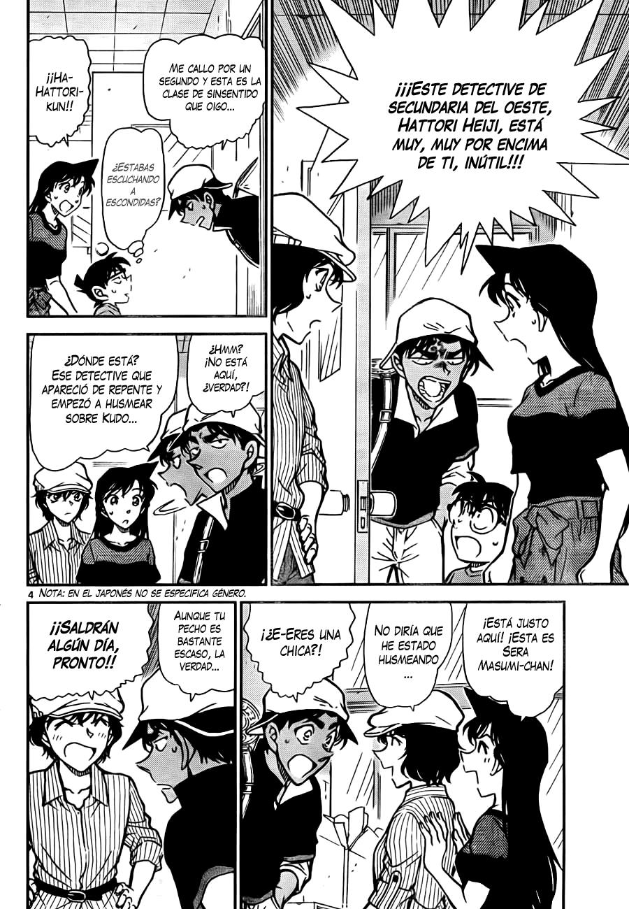Detective Conan Capítulo 778 - Página 4 en español