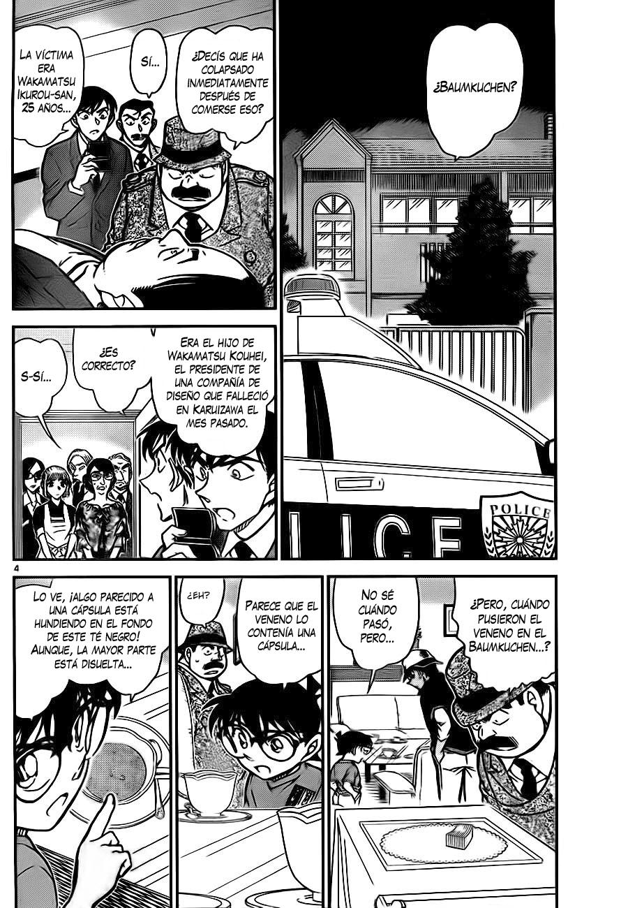 Detective Conan Capítulo 782 - Página 4 en español