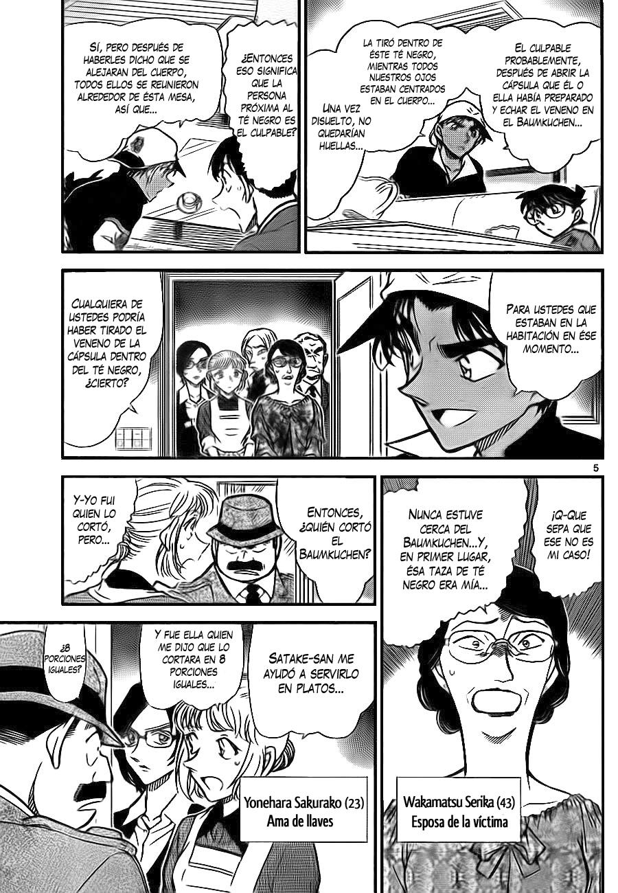 Detective Conan Capítulo 782 - Página 5 en español