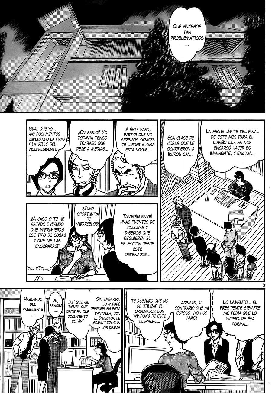 Detective Conan Capítulo 782 - Página 9 en español
