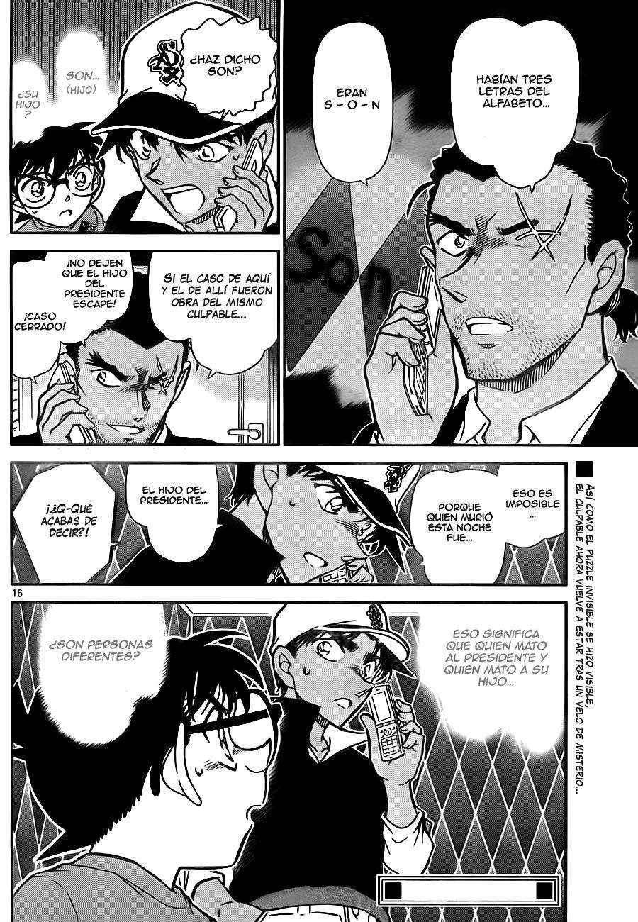 Detective Conan Capítulo 783 - Página 16 en español