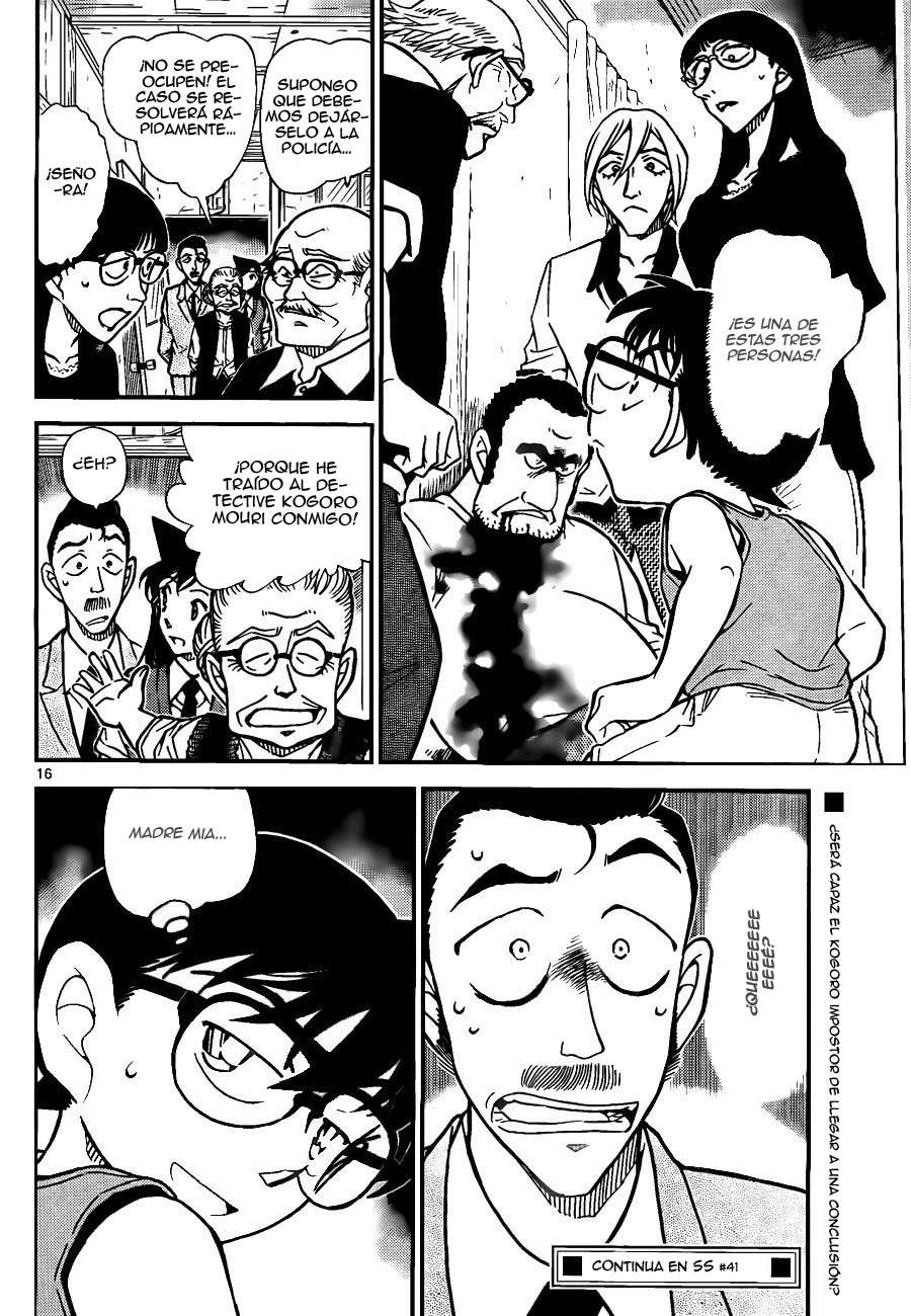 Detective Conan Capítulo 787 - Página 16 en español
