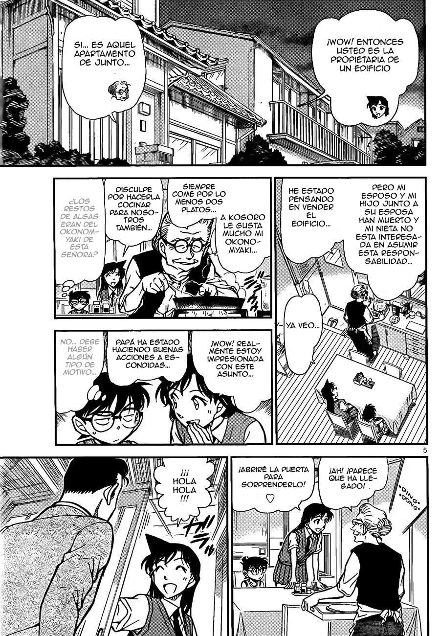 Detective Conan Capítulo 787 - Página 5 en español