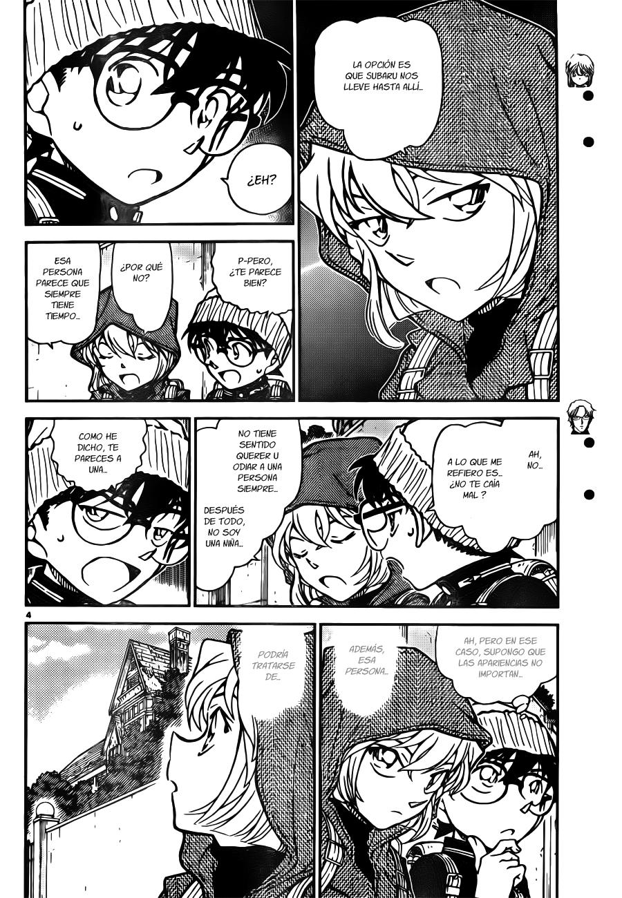 Detective Conan Capítulo 809 - Página 4 en español
