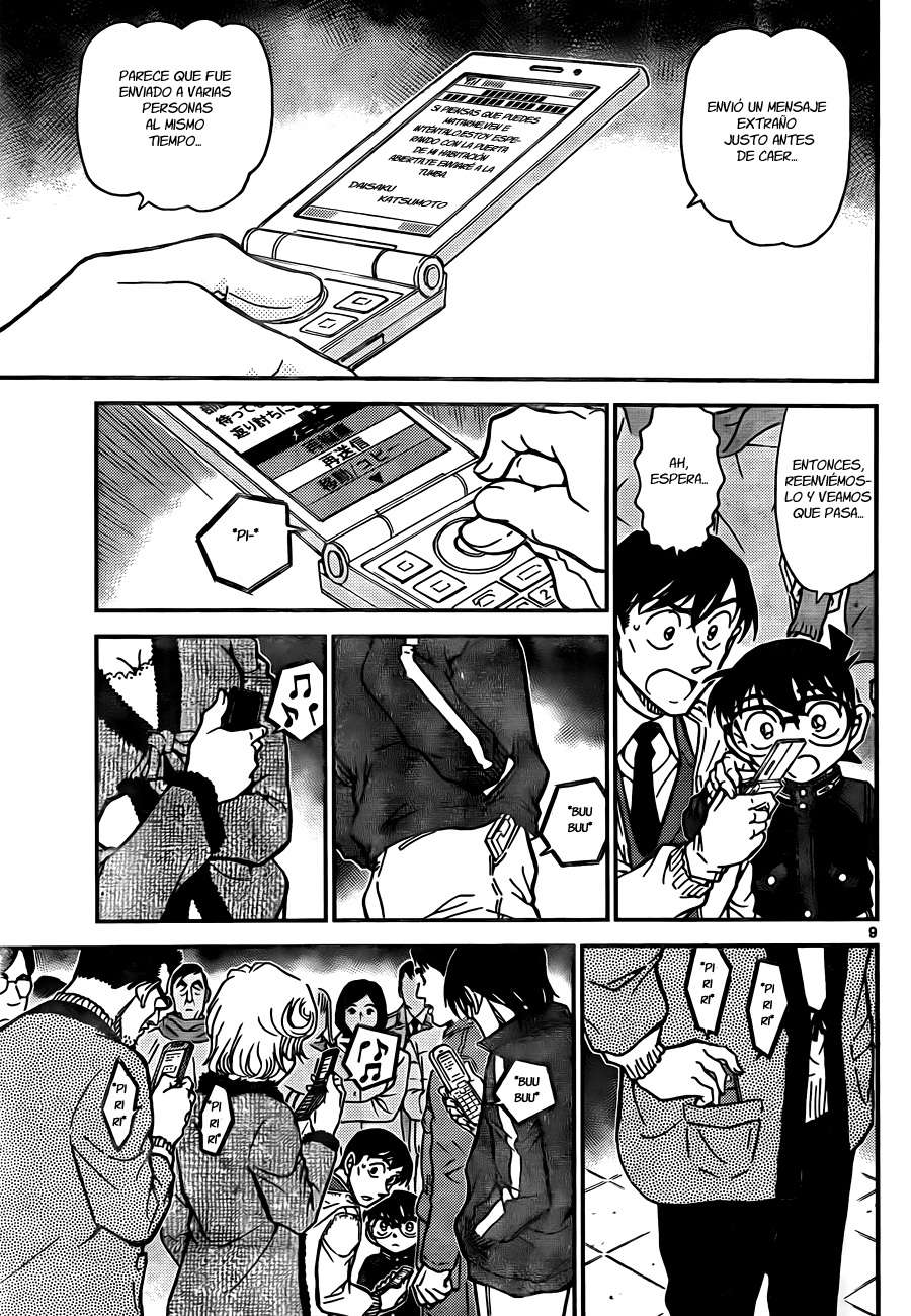 Detective Conan Capítulo 809 - Página 9 en español