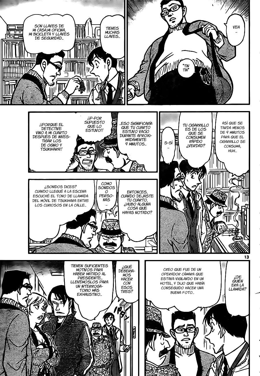 Detective Conan Capítulo 810 - Página 13 en español