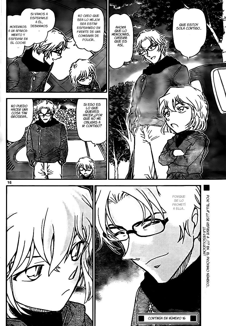 Detective Conan Capítulo 810 - Página 16 en español