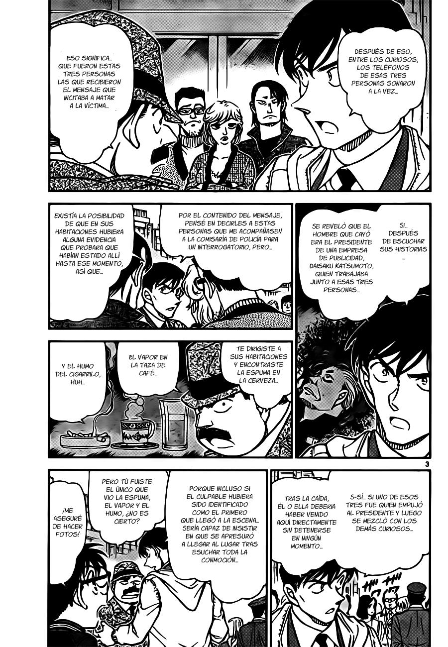 Detective Conan Capítulo 810 - Página 3 en español
