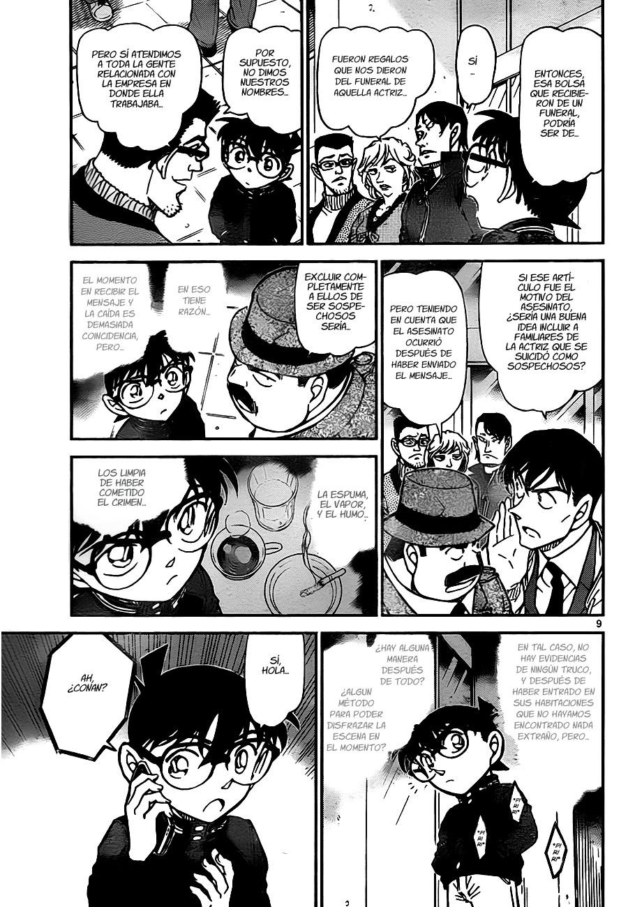 Detective Conan Capítulo 810 - Página 9 en español