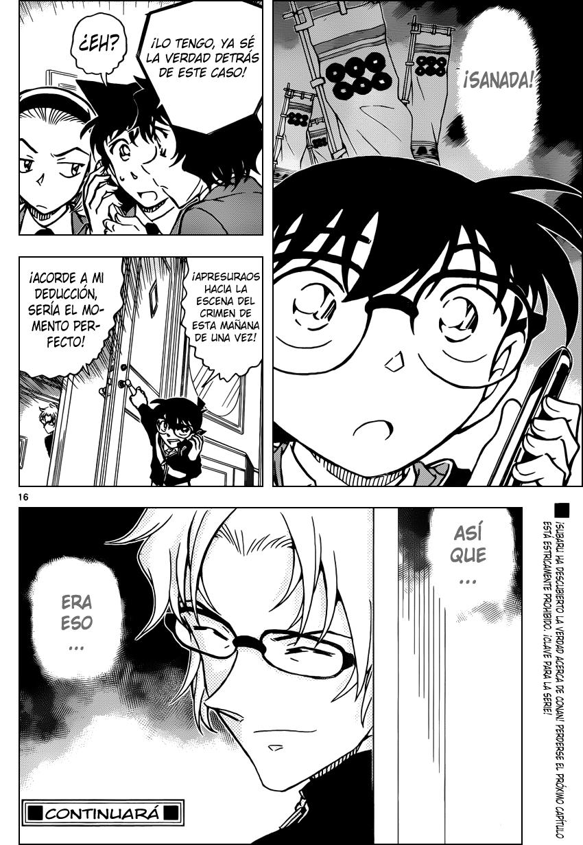 Detective Conan Capítulo 813 - Página 16 en español