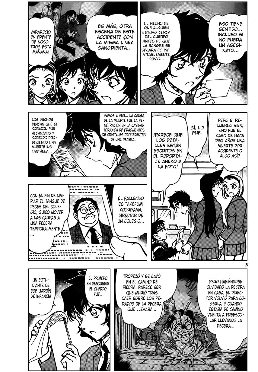 Detective Conan Capítulo 813 - Página 3 en español