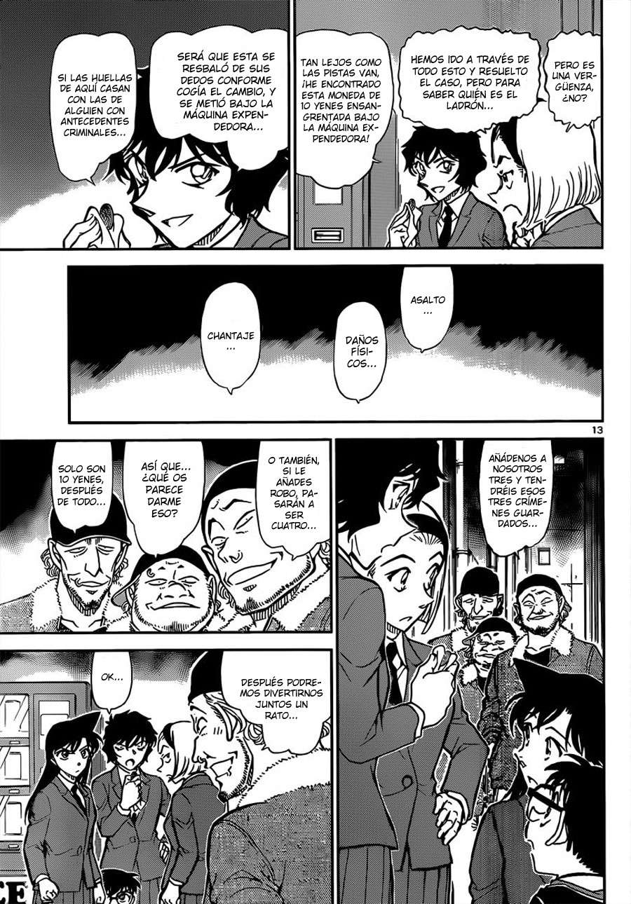 Detective Conan Capítulo 814 - Página 13 en español