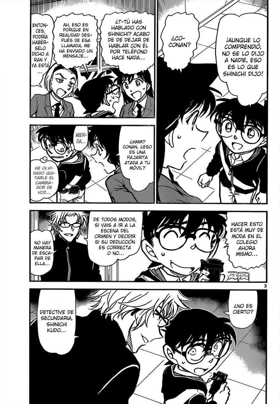 Detective Conan Capítulo 814 - Página 3 en español
