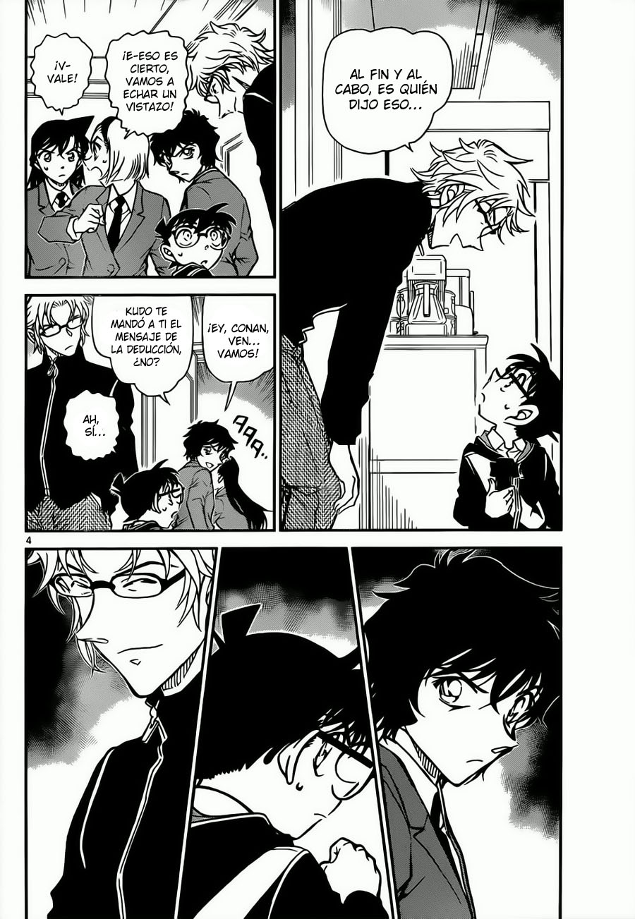 Detective Conan Capítulo 814 - Página 4 en español
