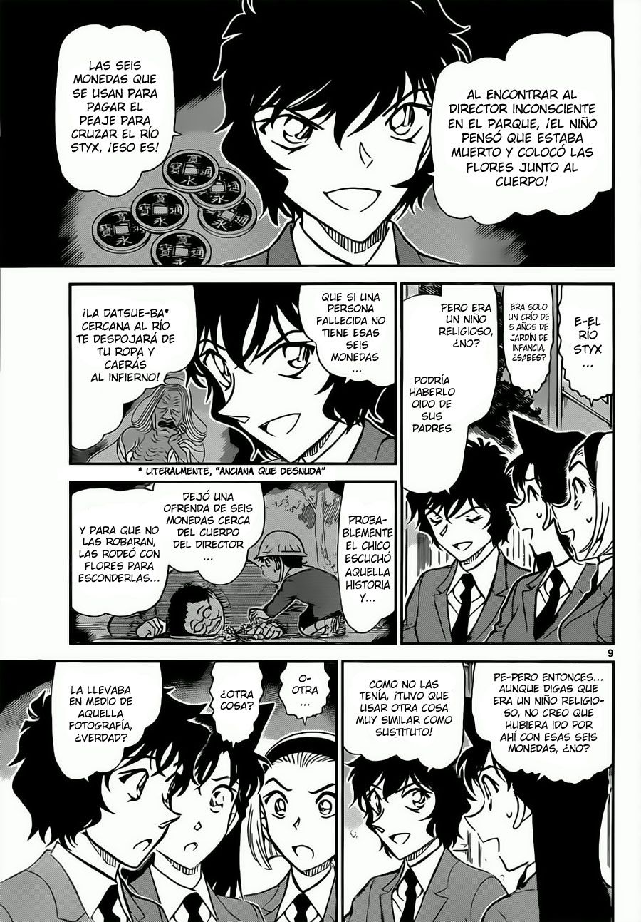 Detective Conan Capítulo 814 - Página 9 en español