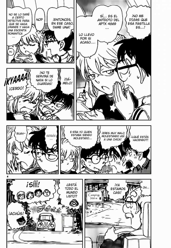 Detective Conan Capítulo 815 - Página 4 en español