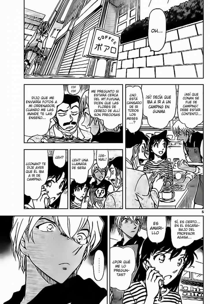 Detective Conan Capítulo 815 - Página 5 en español