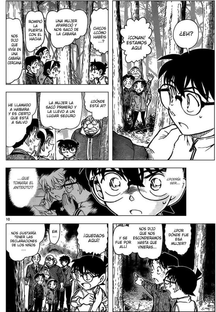 Detective Conan Capítulo 817 - Página 10 en español