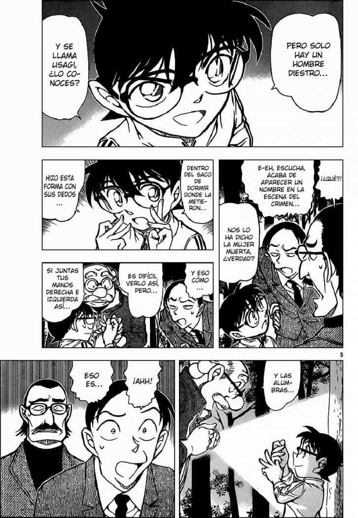 Detective Conan Capítulo 817 - Página 5 en español