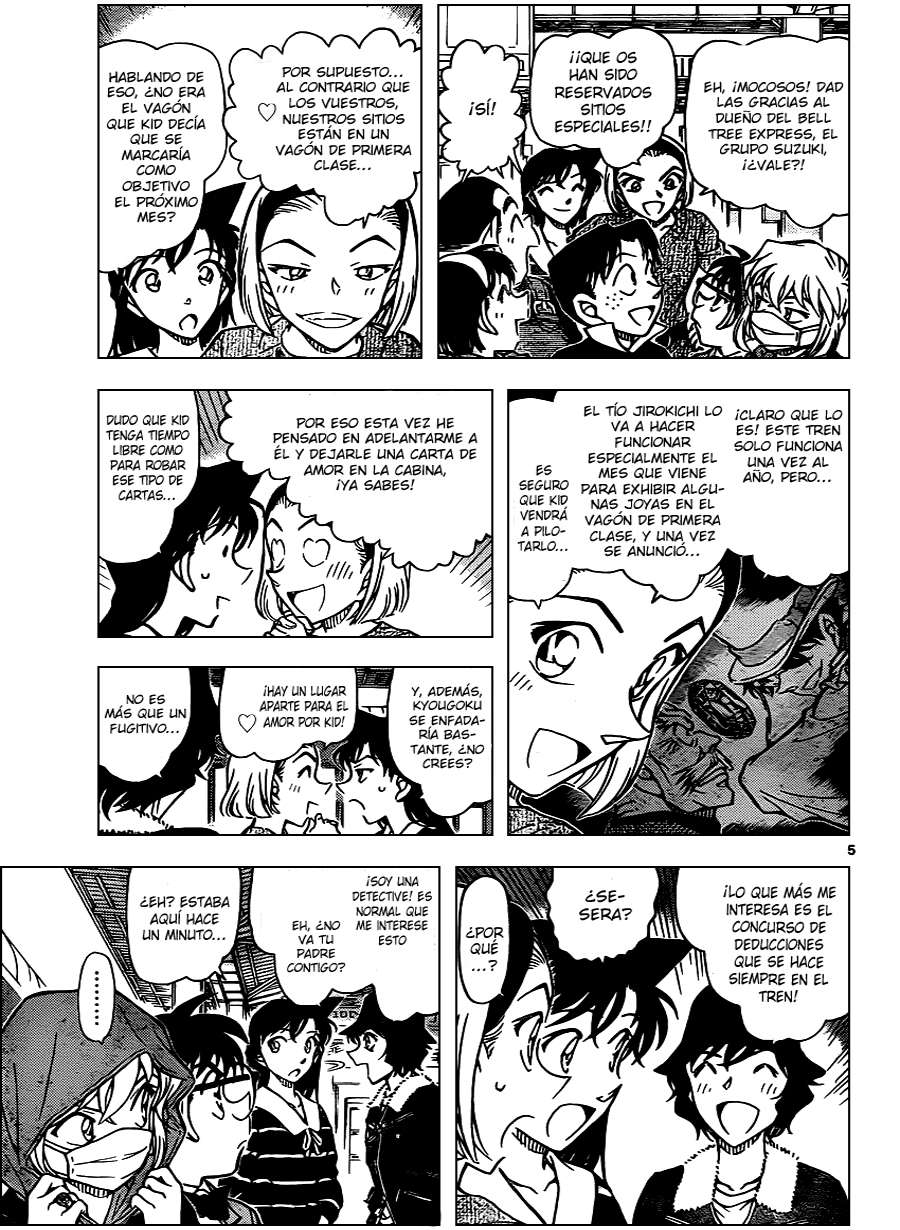Detective Conan Capítulo 818 - Página 5 en español