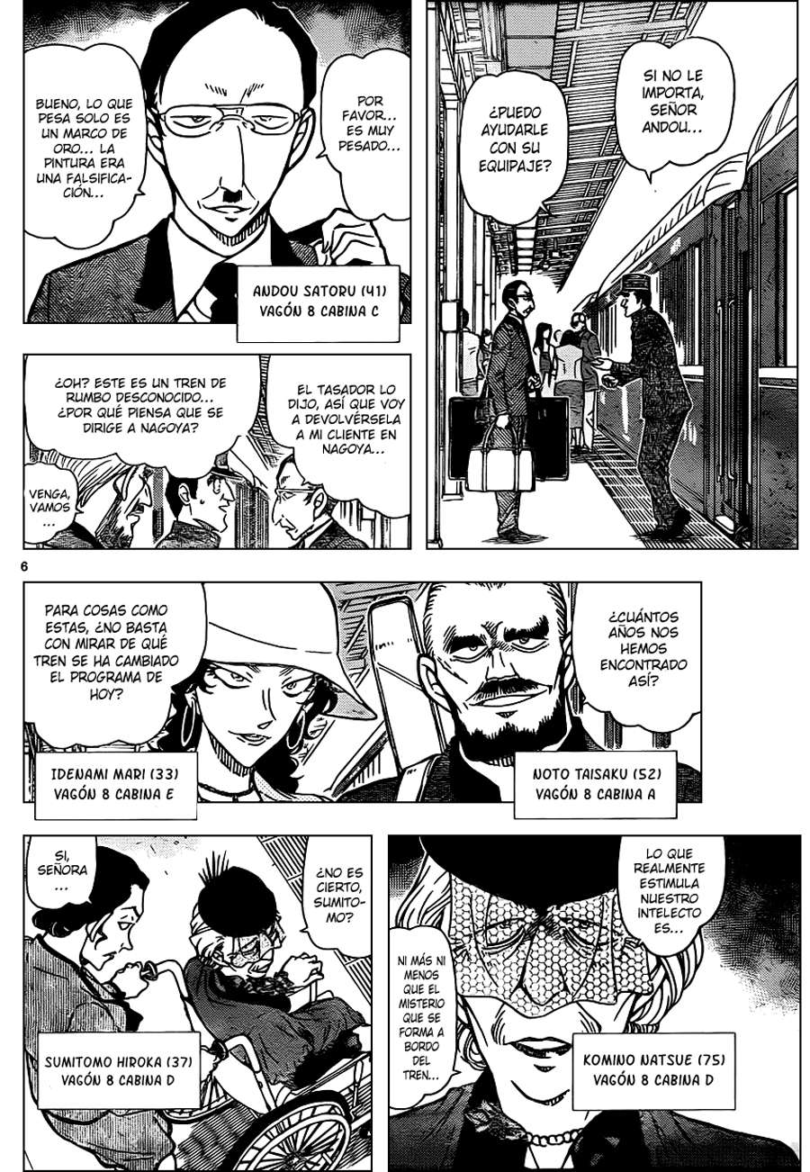 Detective Conan Capítulo 818 - Página 6 en español