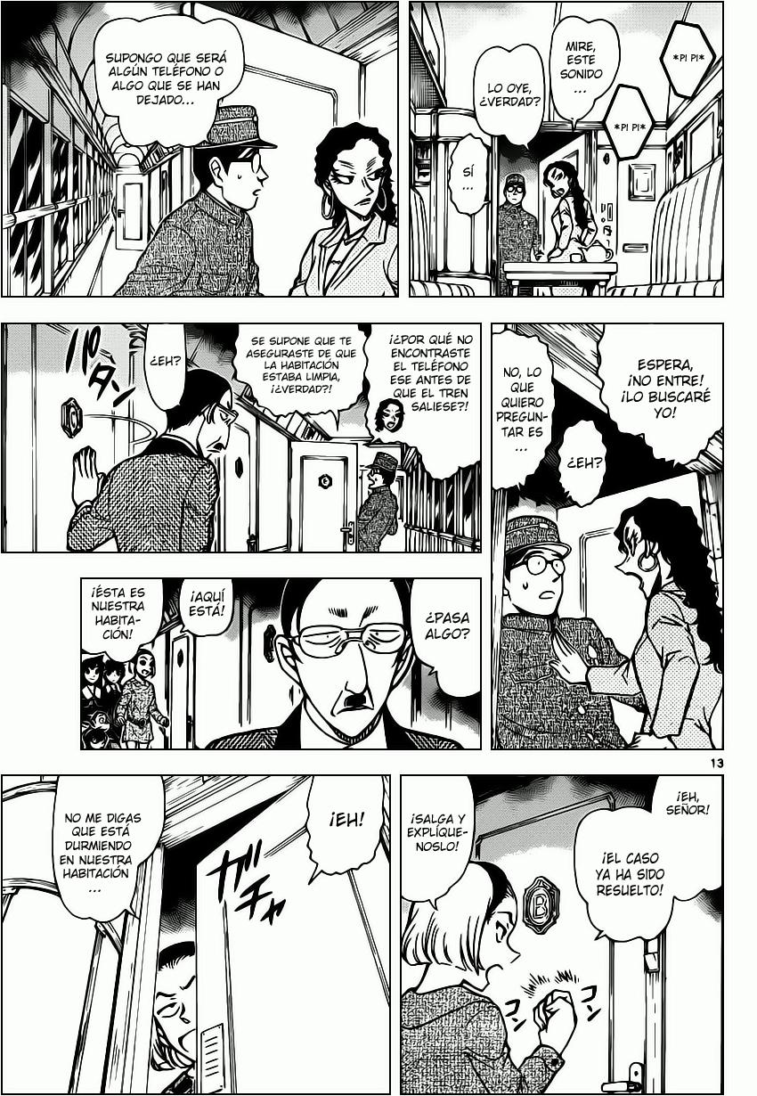 Detective Conan Capítulo 819 - Página 13 en español