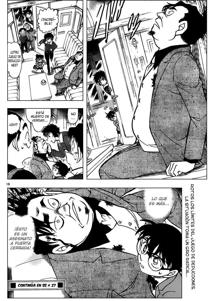Detective Conan Capítulo 819 - Página 16 en español