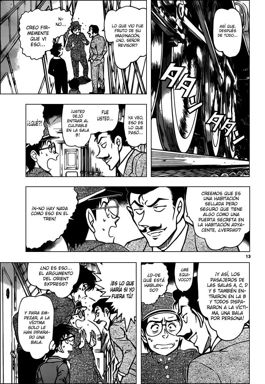 Detective Conan Capítulo 820 - Página 13 en español