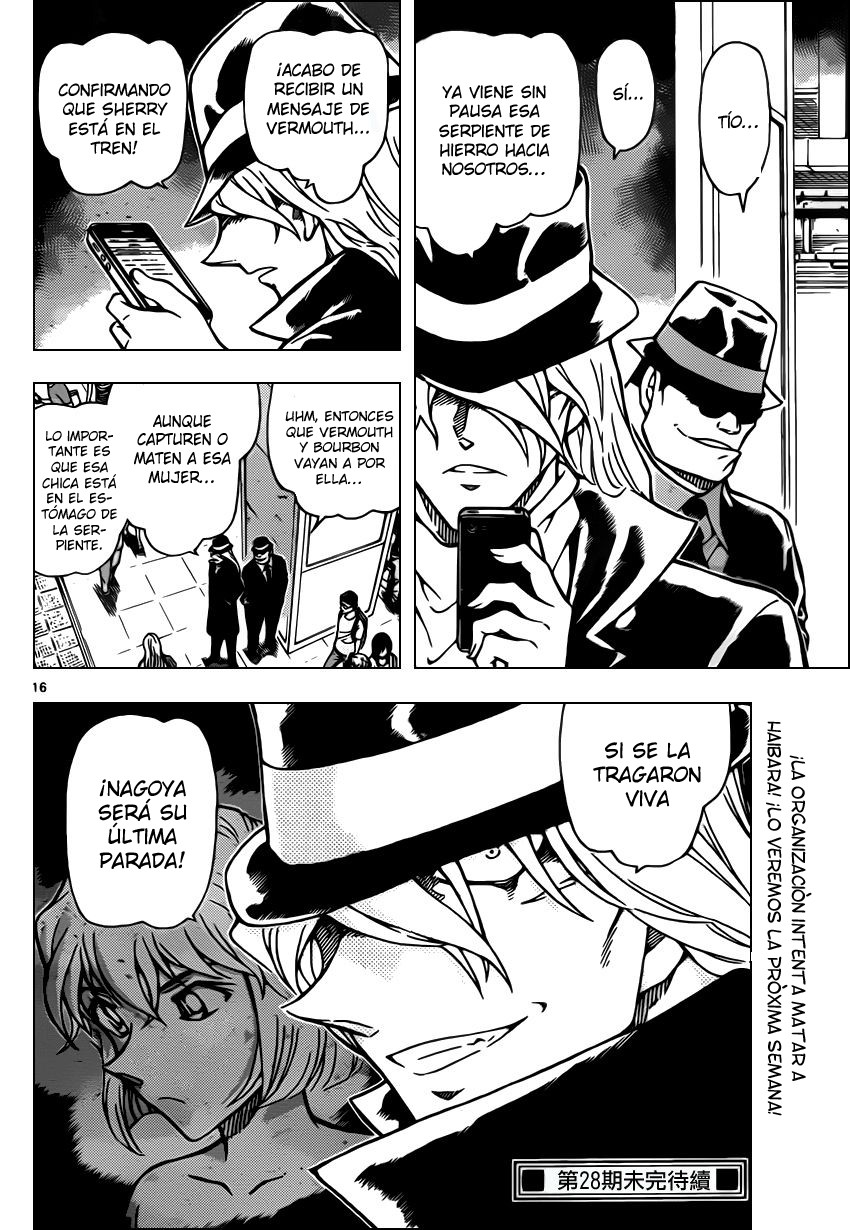 Detective Conan Capítulo 820 - Página 16 en español