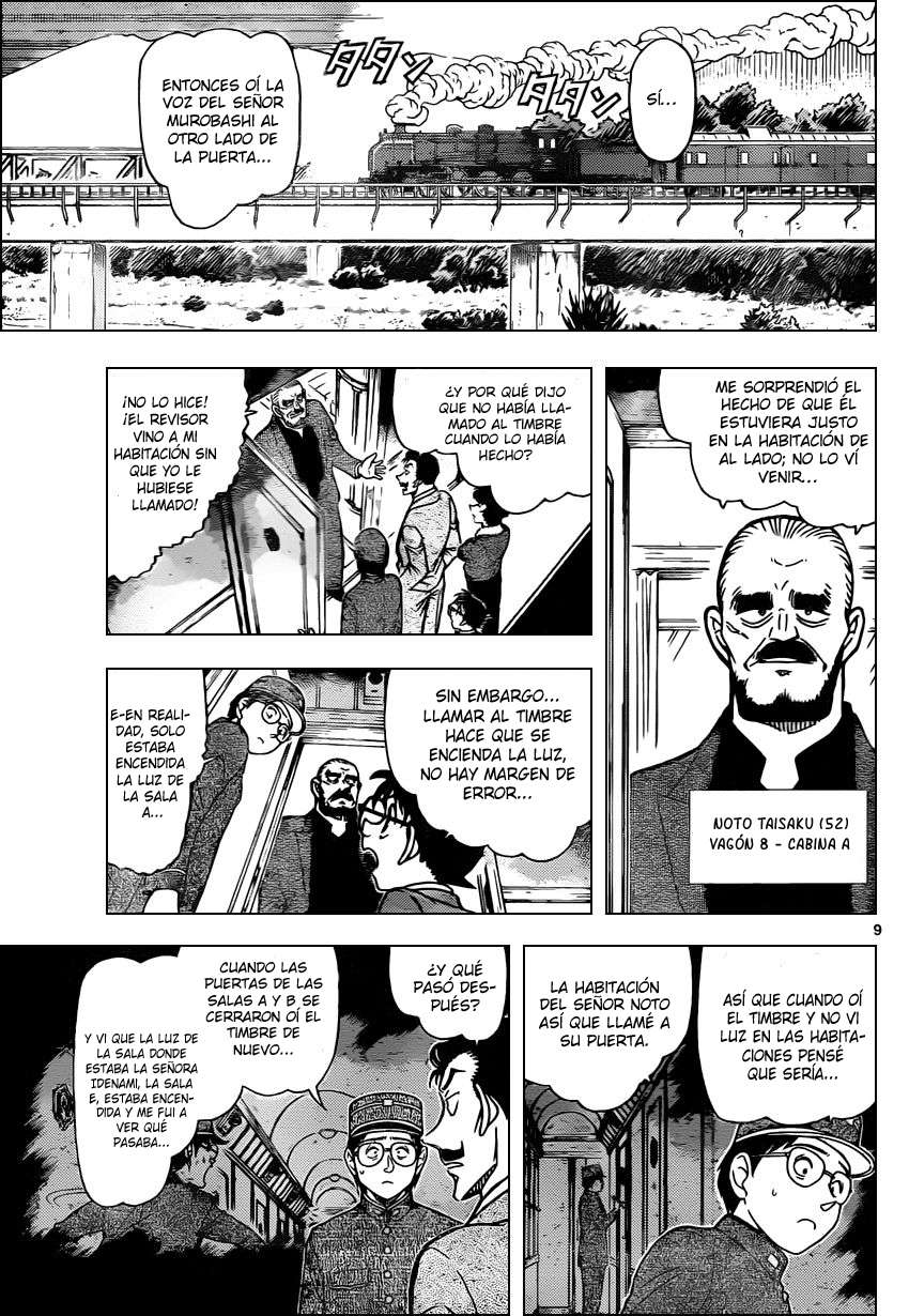 Detective Conan Capítulo 820 - Página 9 en español