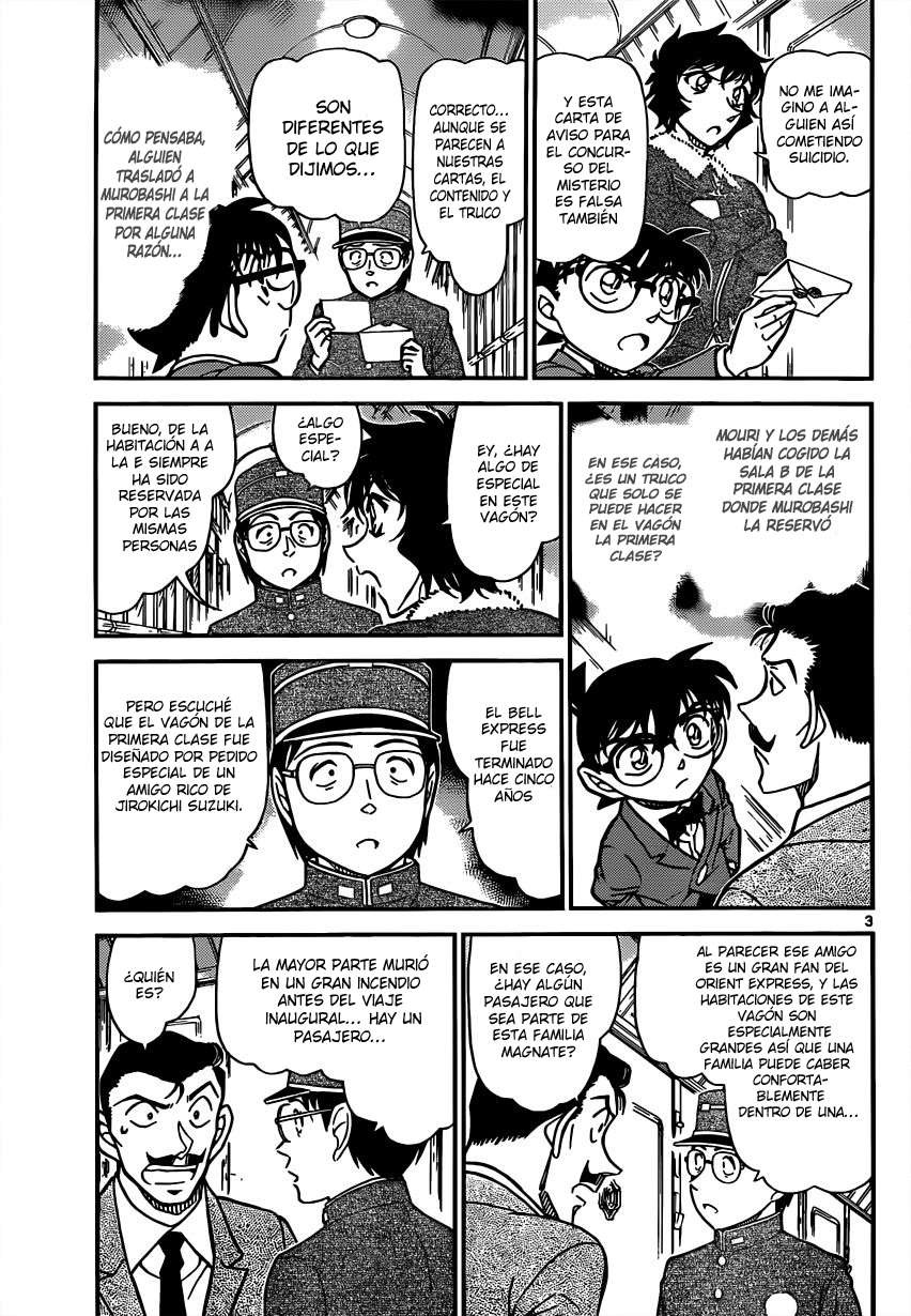 Detective Conan Capítulo 821 - Página 3 en español