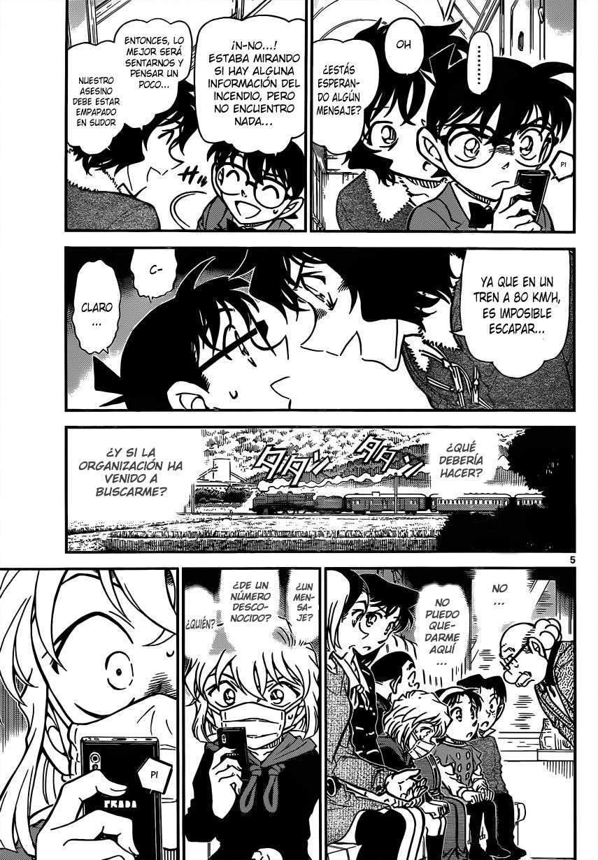 Detective Conan Capítulo 821 - Página 5 en español