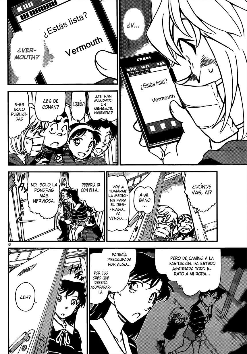 Detective Conan Capítulo 821 - Página 6 en español