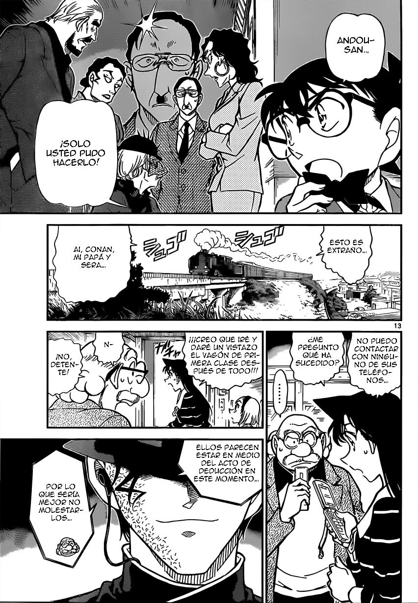 Detective Conan Capítulo 822 - Página 13 en español