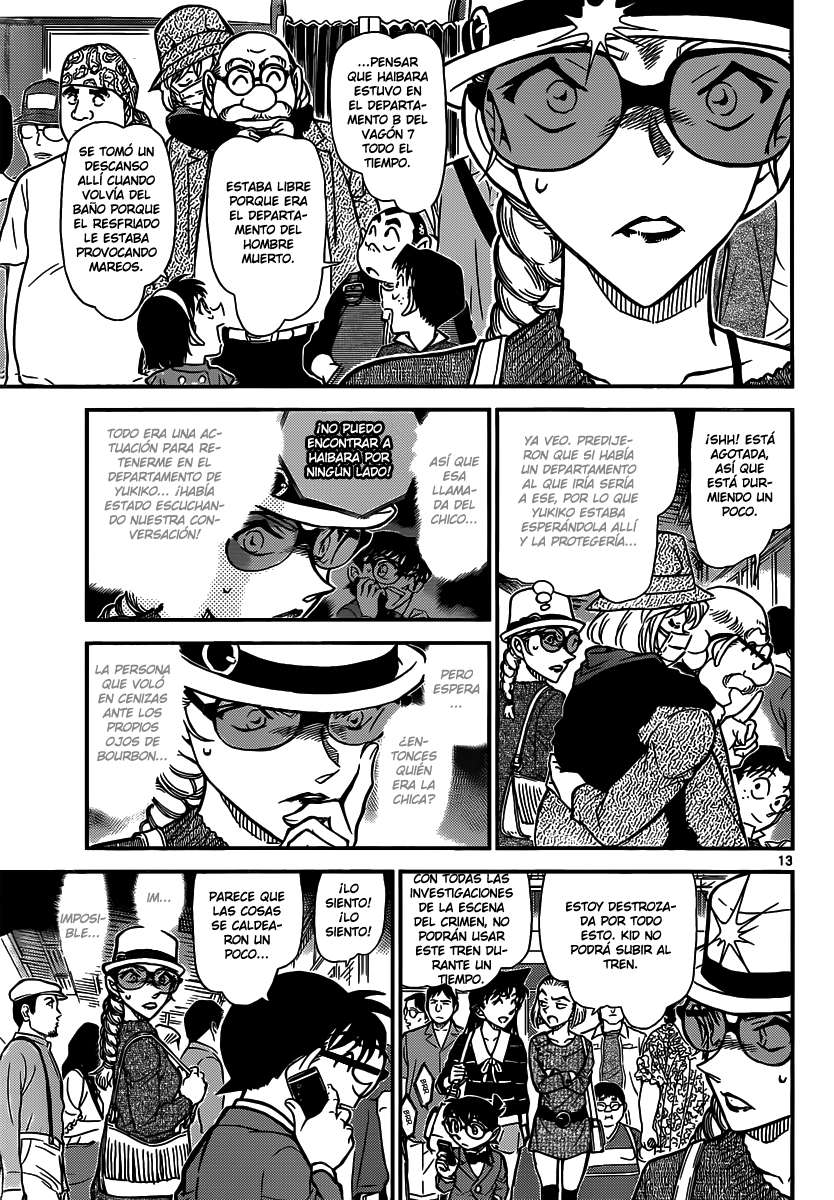 Detective Conan Capítulo 824 - Página 13 en español