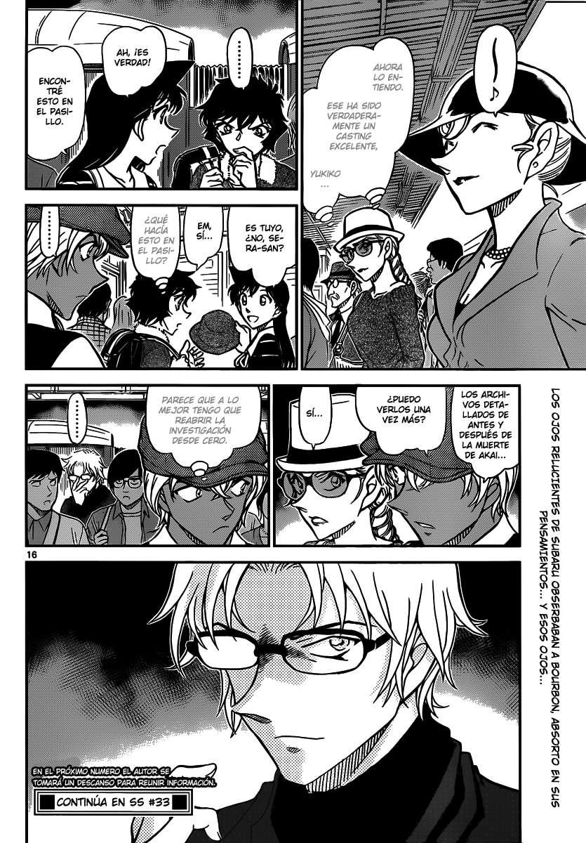 Detective Conan Capítulo 824 - Página 16 en español