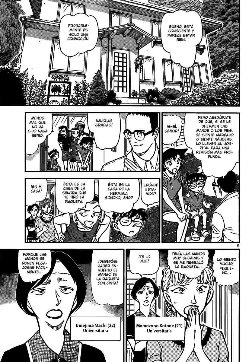 Detective Conan Capítulo 825 - Página 9 en español