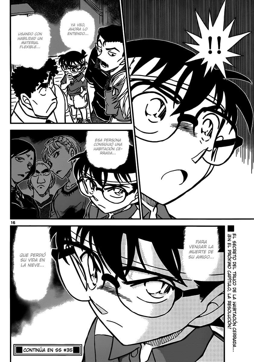 Detective Conan Capítulo 826 - Página 16 en español