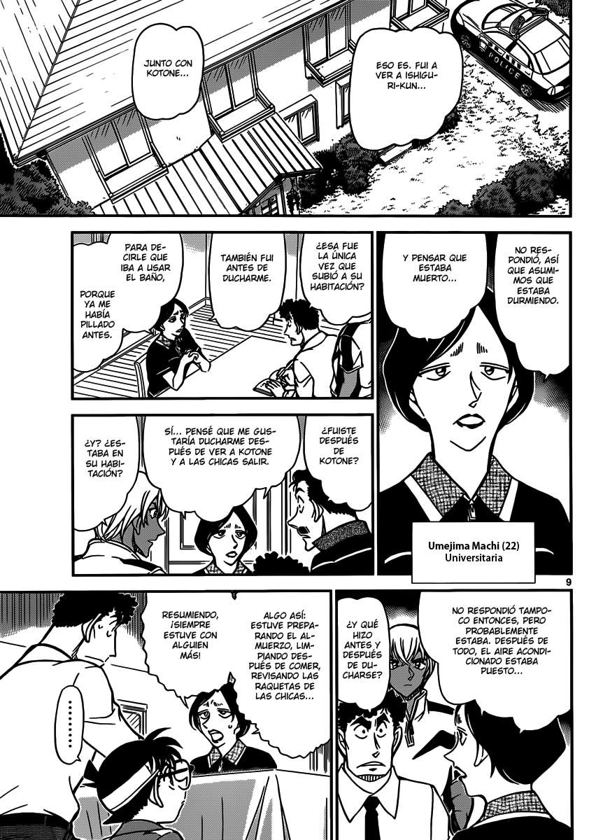 Detective Conan Capítulo 826 - Página 9 en español