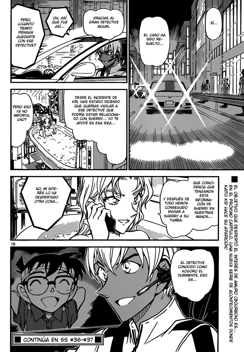 Detective Conan Capítulo 827 - Página 16 en español
