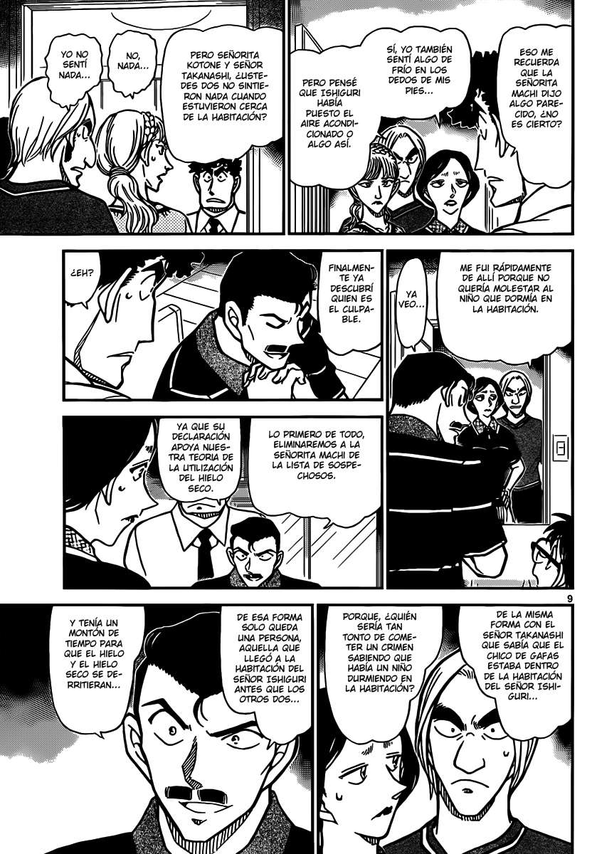 Detective Conan Capítulo 827 - Página 9 en español