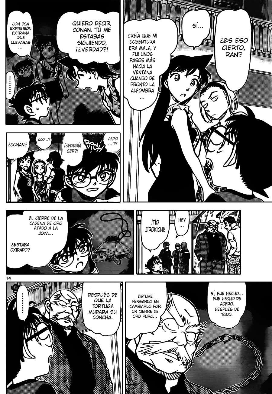 Detective Conan Capítulo 829 - Página 14 en español