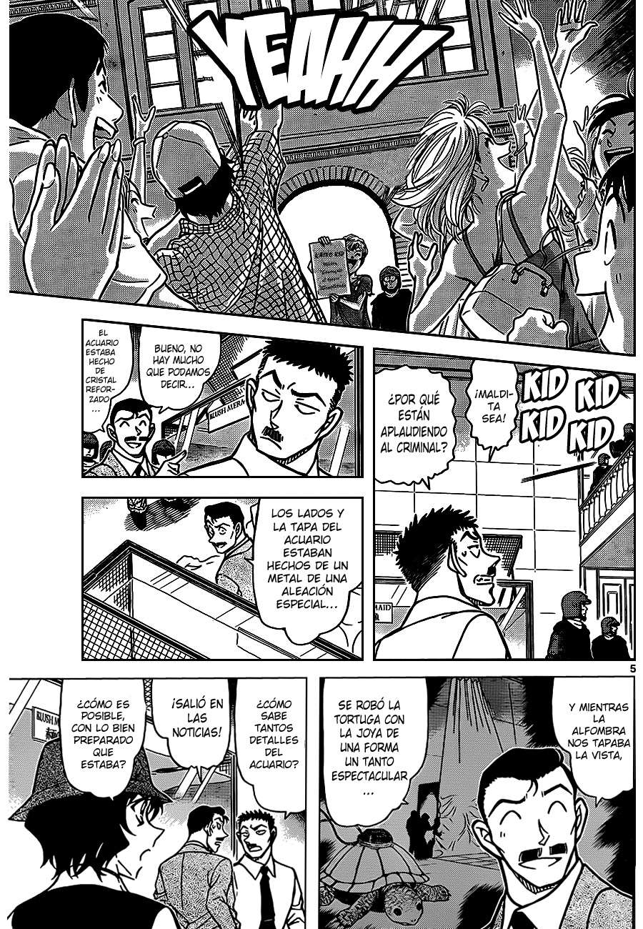 Detective Conan Capítulo 829 - Página 5 en español