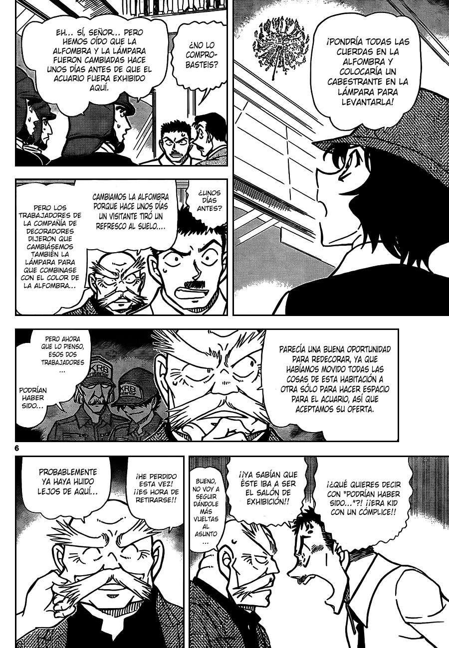 Detective Conan Capítulo 829 - Página 6 en español