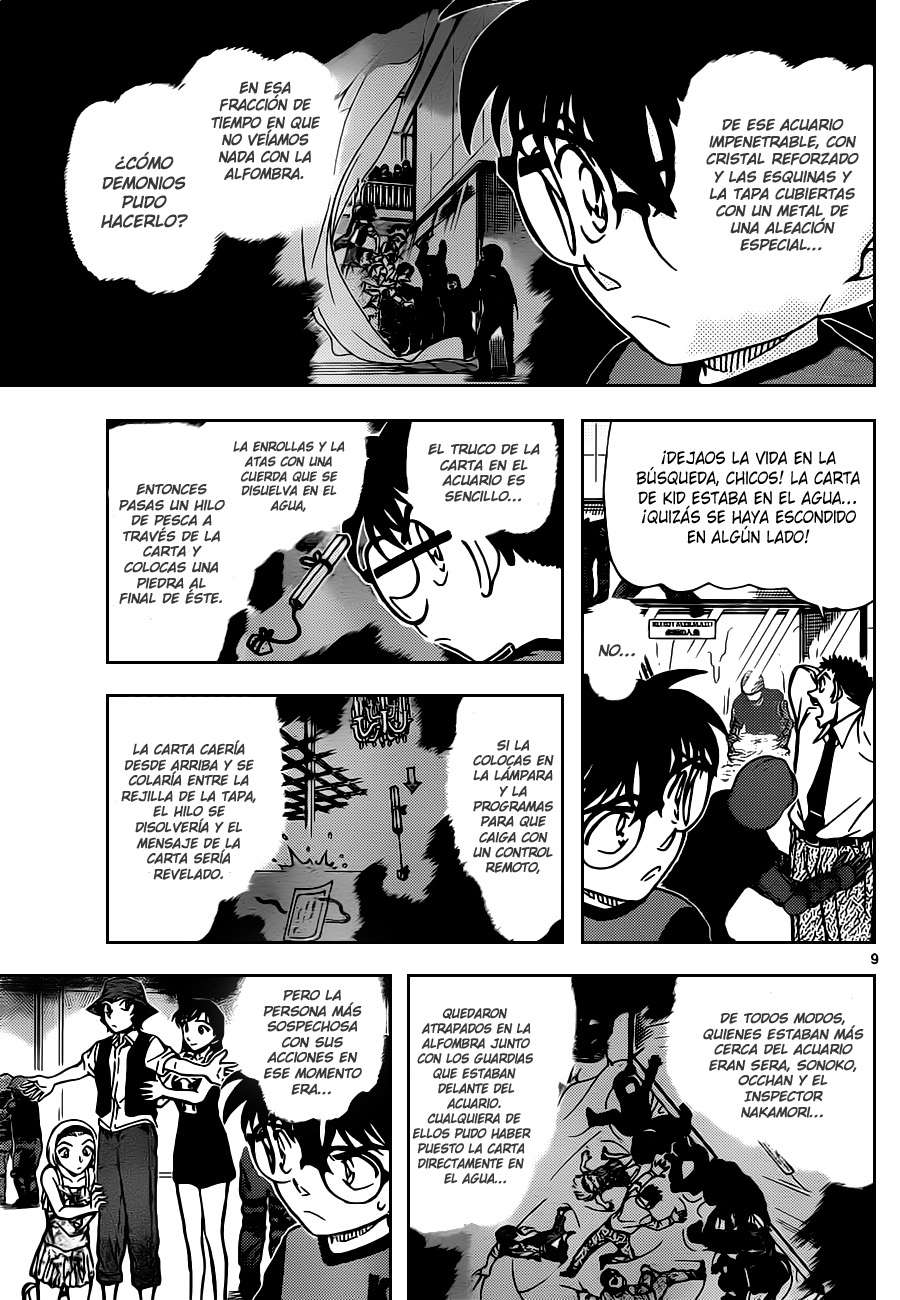 Detective Conan Capítulo 829 - Página 9 en español