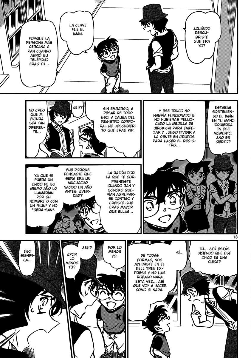 Detective Conan Capítulo 830 - Página 13 en español