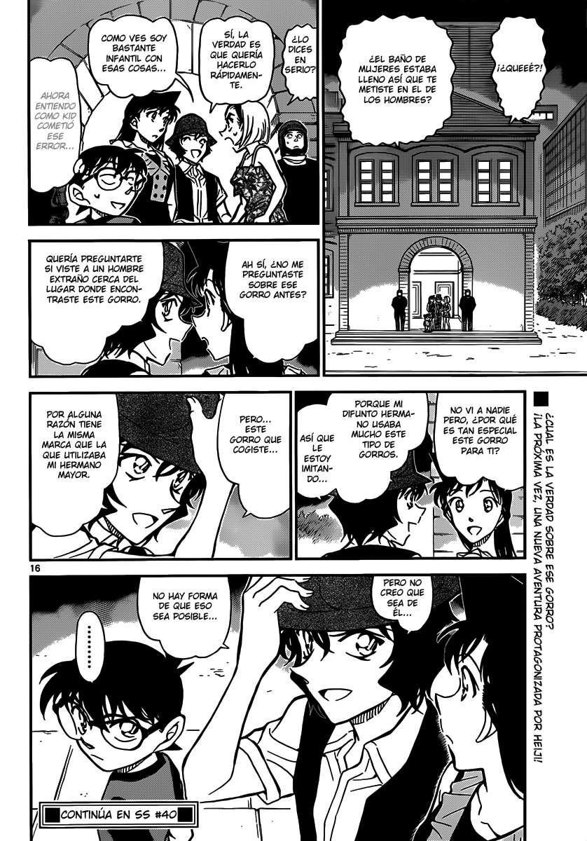 Detective Conan Capítulo 830 - Página 16 en español