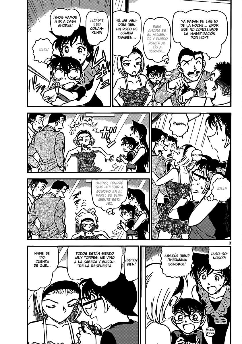 Detective Conan Capítulo 830 - Página 3 en español